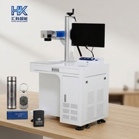 Machine de marquage laser à fibre MOPA haute précision, graveur laser pour métaux, pour marquage couleur sur acier inoxydable et métaux