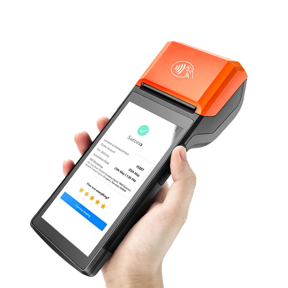 Android POS Terminal with Built In Printer Smart Versatile