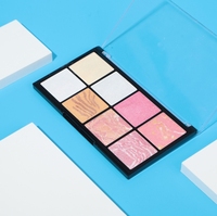 TY Prix de gros Vendeur Maquillage Personnalisé Longue Durée Vegan Haute Qualité Shimmer Waterproof Surligneur Palette