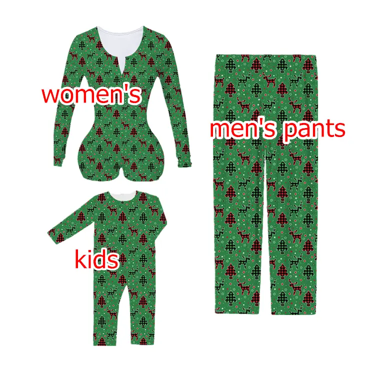 Pyjama de noël pour femme, combinaison une pièce animal, pantalon Long, avec rabat