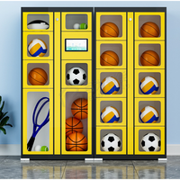 Armoire de location intelligente Baiwei pour raquettes de padel, casier de location en libre-service pour campus, armoire de location intelligente pour planches de paddle