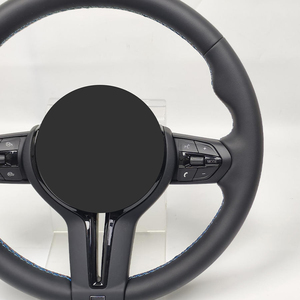 Volant en cuir de luxe pour <span class=keywords><strong>BMW</strong></span> F20 F22 F23 F30 F33 F34 X1 F48 X5 F15 X3 F25 M3 F80 E90 – Accessoire de voiture pour modification de conduite - Product Image 5