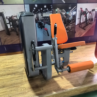 Machine d'extension des jambes assise professionnelle, construction en acier, pile de poids de 80 kg, utilisation universelle, équipement de fitness pour salle de sport