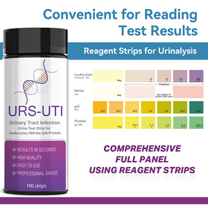 Bandelettes de test d'infection <span class=keywords><strong>urinaire</strong></span> 4 en 1, kit de test d'infection <span class=keywords><strong>urinaire</strong></span> complet à base de produits naturels, bandelettes de test pour le <span class=keywords><strong>pH</strong></span>, les leucocytes, les nitrites, les protéines - Product Image 3