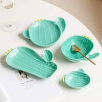 Assiettes en porcelaine émaillée colorée jetables écologiques de haute qualité, faites à la main, pour cadeaux d'affaires de luxe, promotion de marque