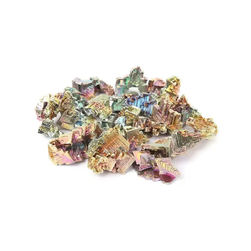 wholesale colorful Natural High Quality healing Mineral Metal Ore Bismuth Rough Bismuth Ore For fengshui Decoration