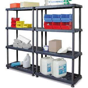 Kunstoffregal MIT 8 böden, stecksystem, bxtxh 1620X390x1360mm - Product Image 3