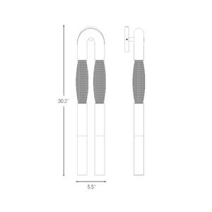Lámpara de Pared Moderna Industrial de Cobre con Pelo Sintético, Aplique Decorativo para Hotel, Dormitorio, Pasillo, Fondo de Pared - Product Image 2