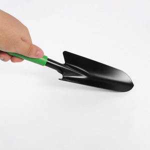 Childrens Garden Shovel Plastic Blade Green Handle Balcony Home Gardening Tool Set For Planting And Beach Use - Product Image 2