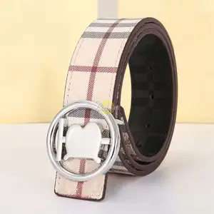 Cinto de couro italiano com strass para homens, ideal para trabalho e negócios, cinto de couro de vaca personalizado da moda