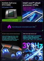 Nuovissimo Laptop da Gaming Mechrevo Yaoshi 16 Ultra Aurora U9-275HX Edizione 2025 con RTX5070Ti/5080/5090