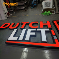 Enseigne lumineuse 3D LED en gros pour publicité, enseigne de devanture de magasin, enseigne lumineuse pour logo d'entreprise, enseigne extérieure pour magasin