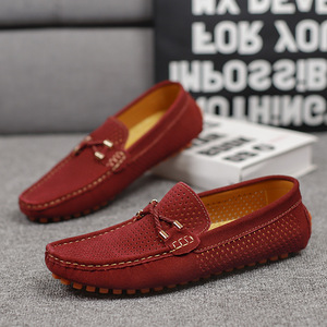 Scarpe Loafer in Pelle da Uomo di Grande Taglia per Tutte le Stagioni, Cucite a Mano, Traspiranti, per Camminata Casual e Guida, OEM - Product Image 4