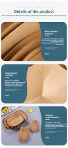 Assiette jetable en papier kraft en forme <span class=keywords><strong>de</strong></span> bateau <span class=keywords><strong>pour</strong></span> frites, nachos, hot-dogs, barbecue, pop-corn, mariages, pique-niques - Livraison gratuite - Product Image 5