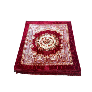Tapis en flanelle 180x200cm à motif géométrique gaufré, fabriqué à la machine, antidérapant, pour salon, bureau, usage domestique, en fibre de polyester, lavable à la main - Product Image 4