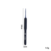 Crochets à poignée souple de 2-6 mm pour extensions de cheveux, outils de tressage, aiguilles à tricoter pour perruques, outils de tissage