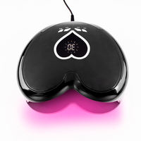 Lampe à ongles UV LED hybride Pro Cure 96W légère, nouvelle génération, style populaire, forme cœur mignonne, séchage rapide pour manucure et pédicure