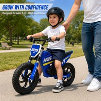 Moto tout-terrain électrique pour enfants, disponible en OEM, 12 pouces, 36V, en alliage d'aluminium, suspension avant, frein hydraulique, 50kg, style course, vente en gros