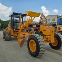Niveleuse à roues d'occasion de haute qualité CAT 140H/140K/140G avec moteur, pompe, boîte de vitesses et PLC - Modèle 2022 d'origine américaine pour la construction routière