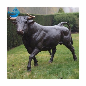 Estatua de Toro de Bronce Antiguo de Tamaño Real, Escultura Decorativa para Exteriores, Técnica Pulida, Diseño Moderno <span class=keywords><strong>en</strong></span> <span class=keywords><strong>Venta</strong></span> - Product Image 6