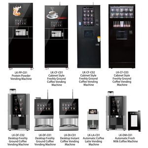 Máquina Expendedora de Café, Máquina Expendedora Automática de Café Comercial para Oficina con Sistema de Pago - Product Image 1