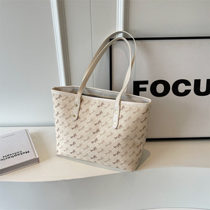 Elegante bolso de hombro de mujer de gran capacidad con estampado vintage con bolso de mano informal - Product Image 3