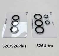 Film de protection d'objectif de caméra arrière transparent en verre trempé de qualité AAA 9H, anti-rayures, à colle complète, pour S26 S26Plus S26Ultra 3D