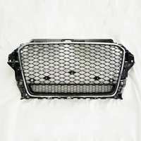 Grille de capot nid d'abeille RS3 avec cadre inférieur pour A3 8V 2013 2014 2015 2016 – Expédition rapide – Amélioration de la calandre avant