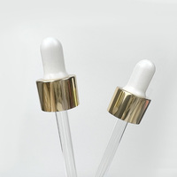 Ventes chaudes, bouchon compte-gouttes en aluminium argenté 18/410, bouchon de flacon, pipette