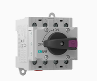 Interrupteur-sectionneur CC PV ignifuge 1200V 32A, sectionneur CC solaire intégré IP20 pour modules de distribution PV