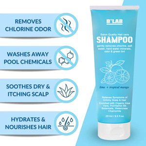 Nouveautés Soins des cheveux Shampooing anti-chlore pour la natation après un nettoyage en profondeur <span class=keywords><strong>doux</strong></span> Shampooing hydratant et éliminateur de chlore - Product Image 2