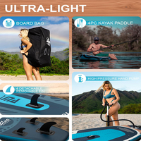 Planche à pagaie gonflable pliable DAMA écologique pour la pêche, le yoga, les excursions et les voyages à la plage – Approvisionnement en grande quantité