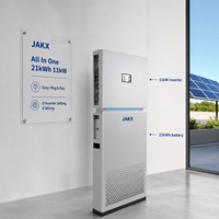 Système de stockage d'énergie domestique JAKX 21 kWh 11 kW, système de batterie solaire, contrôle intelligent par application, ESS connecté au réseau, stockage de batterie monté sur rack