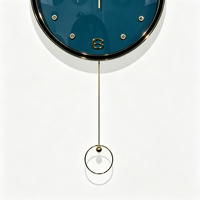 Jam Dinding Pendulum Dekorasi Rumah Modern Dapat Disesuaikan untuk Hadiah Pernikahan