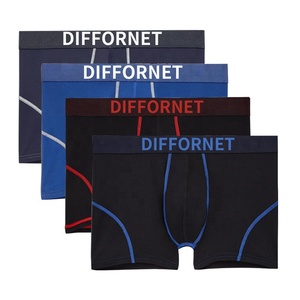 Slip Boxer da Uomo in Cotone all'Ingrosso, Multicolore, con Elastico Personalizzabile, Sportivi e Casual, Intimo Corto da Uomo - Product Image 2