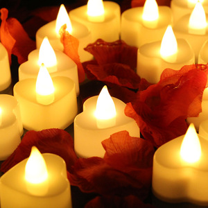 Luces de té de color de bodas en forma de corazón románticas LT240058 Luz de vela de plástico vela <span class=keywords><strong>LED</strong></span> Luz de vela <span class=keywords><strong>Led</strong></span> en forma de corazón - Product Image 3
