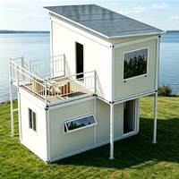 Villa de vacances de luxe sur le lac, Tiny House, Maison d'hôtes dans la cour, Maisons conteneurs résidentielles, Récupération extérieure, Appartement duplex