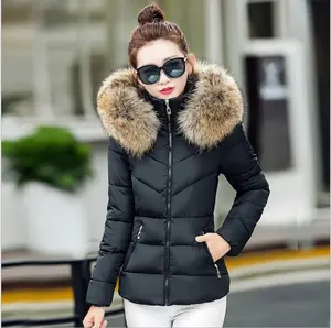 2020 yeni ince kapüşonlu ceket kore tarzı kürk yaka artı boyutu kalınlaşma kış sıcak kot ceket ceket kadın