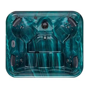 Piscinas de aguas termales al aire libre Tubo caliente Piscinas de remojo de aire para 4 personas Bañera de hidromasaje Hotel Rústico Retiros de remojo al aire libre Bañera de hidromasaje - Product Image 5