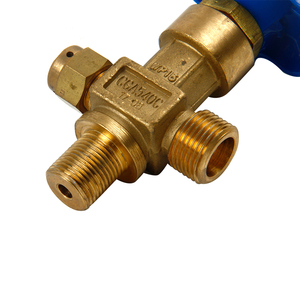Vanne de bouteille d'oxygène en alliage de laiton et d'aluminium CGA540 de haute qualité, régulateurs de pression à prix raisonnable - Product Image 4