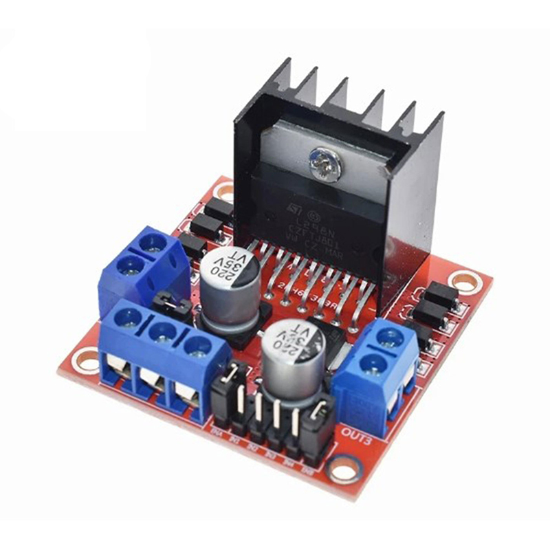 L298N Dual H-Bridge Motor Driver Module — 5-35V / 2A