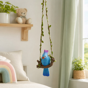 Ornement suspendu réaliste et coloré en forme d'oiseau, style tropical, décoration murale pour la maison, le balcon et le jardin - Product Image 4