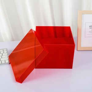 Caja de Exhibición Acrílica con Tapa y Logotipo Personalizado, Estuche de Almacenamiento a Prueba de Polvo para Figuras de Acción y Modelos, Organizador Coleccionable Multicolor - Product Image 5