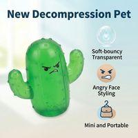 Mini Cactus Knijp-speeltje Zachte Jelly TPR Squishy Bulk Grappig Bureau Fidget Speeltje voor Sensorische Stressverlichting Party Favoren 14 jaar en ouder