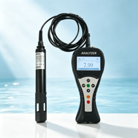 Analyseur de qualité de l'eau portable, kit de test d'oxygène dissous 0-20 mg/L, auto-calibrable, Fish Farm DO Meter LMS-PA200