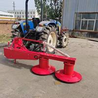 Faucheuse à tambour pour tracteur, coupe-herbe rotatif pour la récolte de l'herbe et de l'alfalfa, machine agricole à prise de force (PTO)