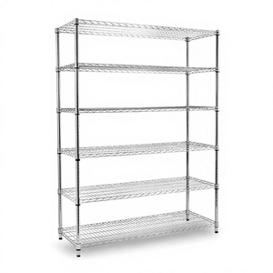 رفوف تخزين معدنية صناعية متينة من 6 طبقات ، رفوف تخزين وحدات تخزين للمستودعات والمرائب - Product Image 1