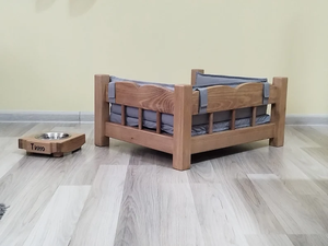 XIANGLONG, muebles de madera de estilo moderno marrón de alta calidad para gatos, cama para perros, sofá, cama elevada para mascotas - Product Image 6