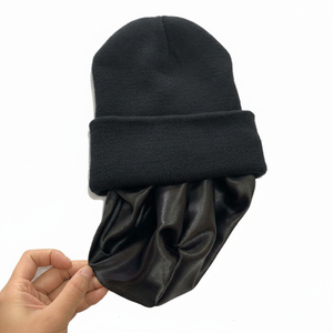 Gorro de lana 100% con bordado personalizado para niños y adultos, gorro liso de lana para invierno, venta al por mayor - Product Image 1