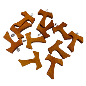 Pendentif Croix 23x32mm pour la fabrication de bijoux, cadeau religieux, collier avec artisanat en bois, boîtes en bois et enseignes murales - Product Image 3